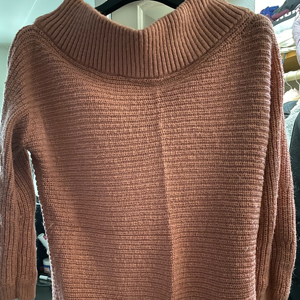 Off the shoulder sweater